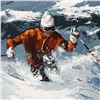 Image 2 : Back Bowls Skier by Mark King (1931-2014)