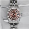 Image 3 : Rolex Ladies Stainless Steel Quickset Salmon Diamond Lugs Jubilee Datejust Wrist