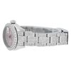 Image 8 : Rolex Ladies New Style Pink Iced 4 ctw Diamond Datejust Wristwatch With Rolex Bo