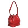 Image 1 : Louis Vuitton Red Epi Leather Noe PM Drawstring Shoulder Bag