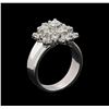 Image 4 : 14KT White Gold 1.55 ctw Diamond Ring