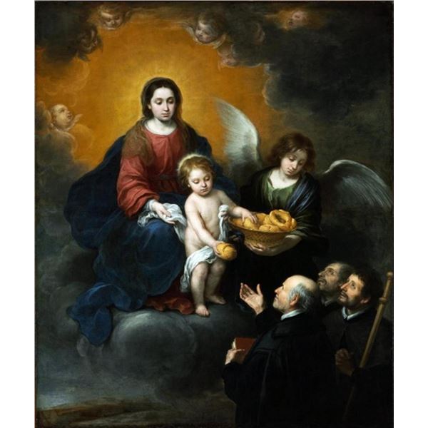 Bartolomï¿½ Esteban Murillo - The Infant Christ Distributing Bread to the Pilgri