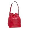 Image 1 : Louis Vuitton Red Epi Leather Noe GM Drawstring Shoulder Bag