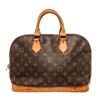 Image 1 : Louis Vuitton Brown Alma MM Satchel Bag