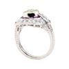 Image 4 : 2.24 ctw Diamond and Ruby Ring - Platinum