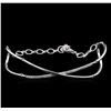 0.36 ctw Diamond Bracelet- 14KT White Gold
