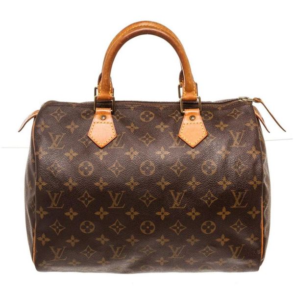 Louis Vuitton Brown Speedy 30cm Satchel Bag