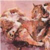 Image 3 : Lioness & Her Cubs by Mark King (1931-2014)