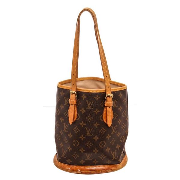 Louis Vuitton Brown Monogram Petit Bucket Bag