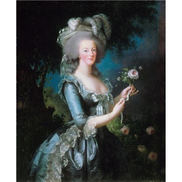 Louise Elisabeth Vigee-Lebrun - Marie-Antoinette with the Rose