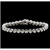 Image 1 : 14KT White Gold 2.32 ctw Diamond Tennis Bracelet