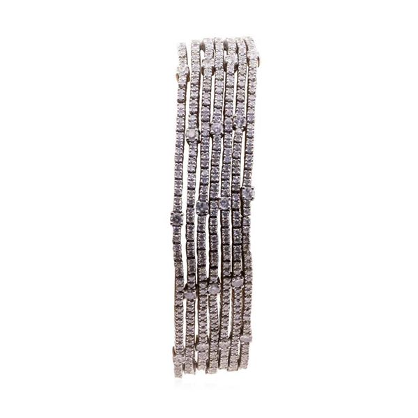 10.17 ctw Diamond Bracelet - 14KT White Gold