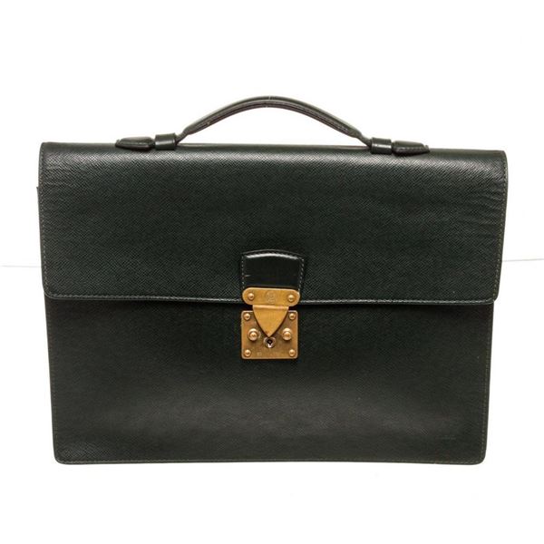 Louis Vuitton Black Epi Leather Briefcase