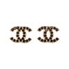 Image 1 : Chanel CC Black Earring