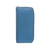 Image 1 : Louis Vuitton Blue Taurillon Leather Vertical Zippy Wallet