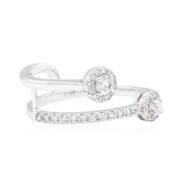 0.83 ctw Diamond Ring - 14KT White Gold