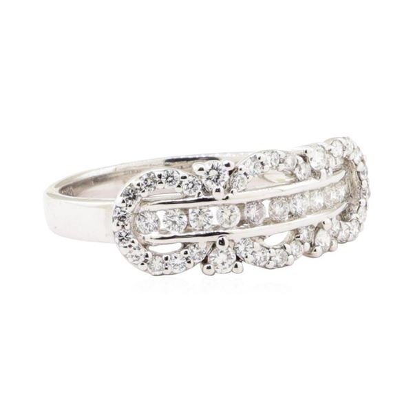 0.54 ctw Diamond Ring - 18KT White Gold