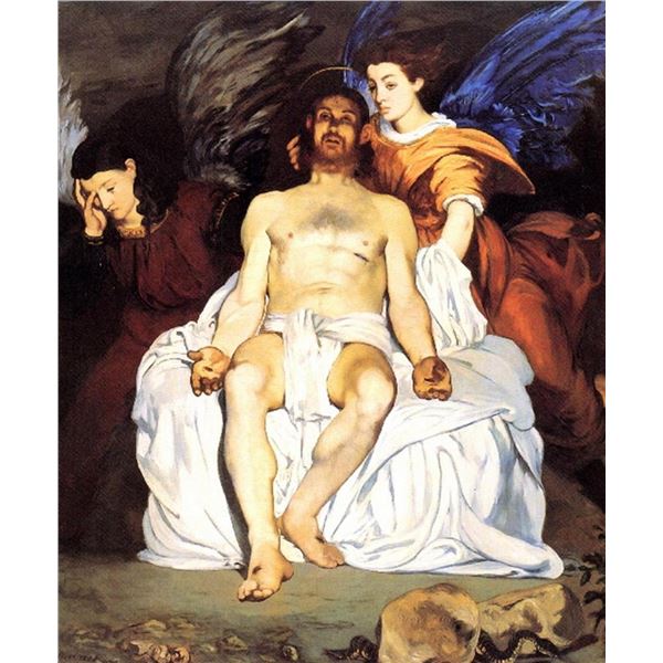 Edouard Manet - The Death of Christ with Angels