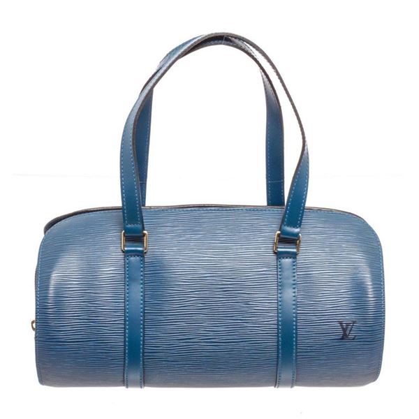 Louis Vuitton Blue Soufflot Shoulder Bag