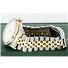 Image 6 : Rolex Mens 2 Tone White Diamond & Sapphire 36 Datejust Oyster Perpetual Wristwat