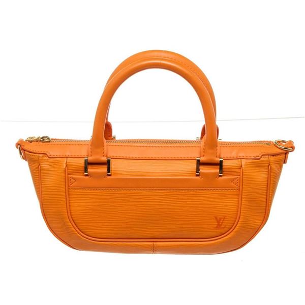 Louis Vuitton Orange Epi Leather Danura PM Handbag