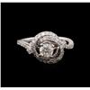 Image 1 : 1.35 ctw Diamond Ring - 14KT White Gold