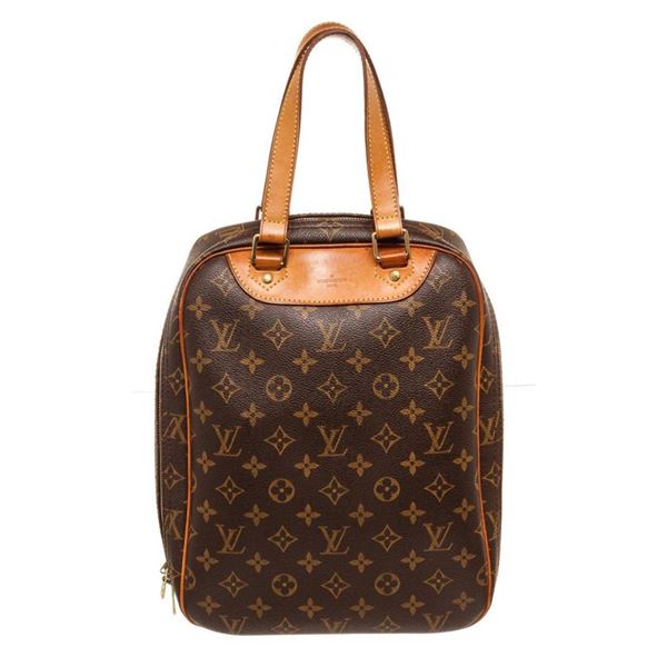 Louis Vuitton Brown Monogram Excursion Travel Bag