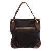 Image 1 : Bottega Venetta Black Leather Shoulder Bag