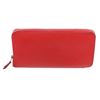 Image 1 : Hermes Red Sanguine Epsom Leather Silk'In Classic Wallet