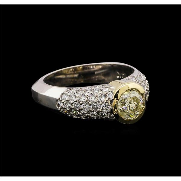 14KT Two-Tone Gold 1.58 ctw Diamond Ring