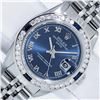 Image 1 : Rolex 26 Ladies Stainless Steel Factory Blue Roman With Service Card and Box