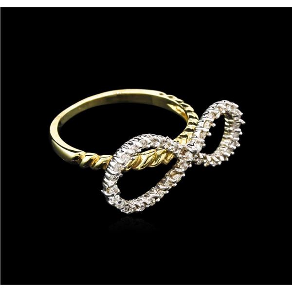 0.35 ctw Diamond Ring - 14KT Two-Tone Gold