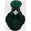 Image 1 : Desna Pressed Butterflies Malachite Glass Vase #2009924