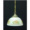 Image 1 : Kichen ight  fixture with stenceled pattern. #2010412