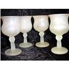 Image 1 : Frosted Hand blown Wine Glasses #2010453