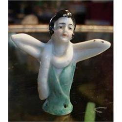 EXQUISITE ANTIQUE PIN CUSHION DOLL #17 #2021652