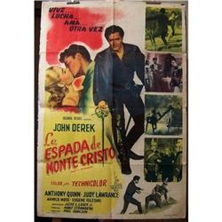 1951 Original Movie Poster MASK OF THE AVENGER #2036695