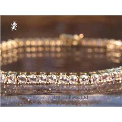 RHJ Stunning White Cubic ZirconiumTennis Brac #2036740