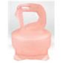 Pink RAPUNZEL Satin Glass Dresser Jar #2036986