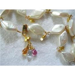 14K & 18K SOLID GOLD FRESHWATER PEARL LAYERING #2037183