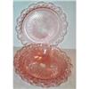 Image 1 : Four Old Colony Pink Lace Edge Dinner Plates #2037274