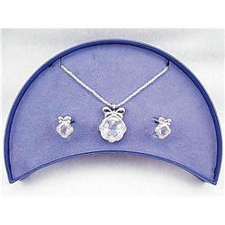 NIB Swarovski MILLENIUM Necklace & EARRINGS Set#2037604