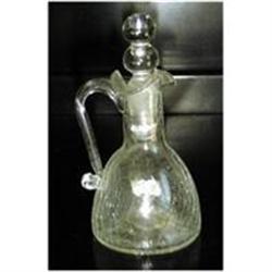 Hobbs, Brockunier Crackle Glass Cruet #2037608