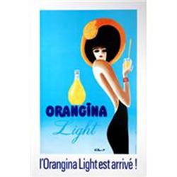 Original Orangina Light poster by Villemot #2037630
