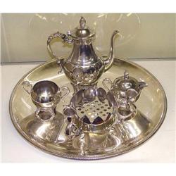 Castleton Reed Barton Silver Plate Tea Set #2037679