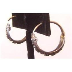 Pair of  Antique Chinese Hoop Earrings #2037687