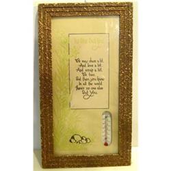 Antique  Framed Thermometer #2037697