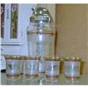 Image 1 : Art Deco Cocktail Shaker with 6 Glasses #2037708