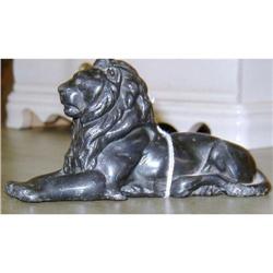 Cast iron Metal Black Lion #2037724