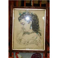 Currier & Ives  (?) Woman -  Bride Just Married#2037735